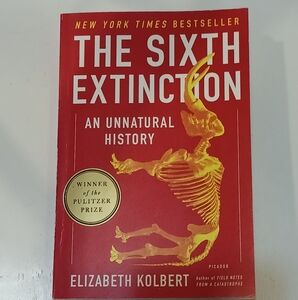 The Sixth Extinction Book - Red Cover